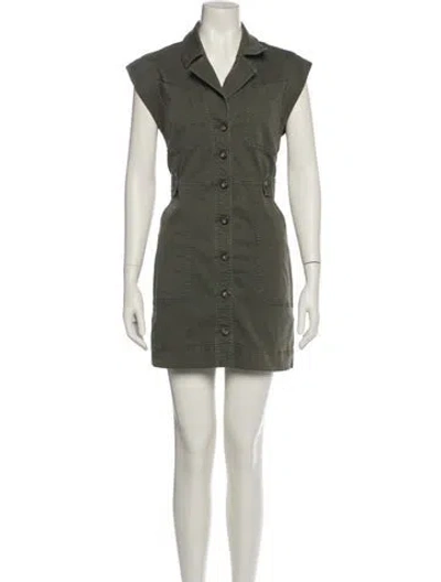 Pre-owned Veronica Beard Mini Dress In Gray