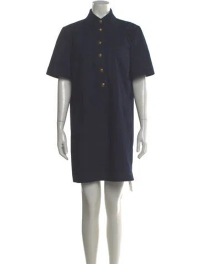 Pre-owned Veronica Beard Mini Dress In Gray