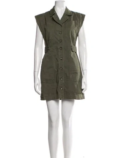 Pre-owned Veronica Beard Mini Dress In Green