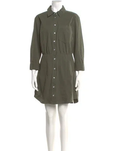 Pre-owned Veronica Beard Mini Dress In Green