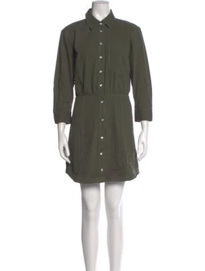 Pre-owned Veronica Beard Mini Dress In Green