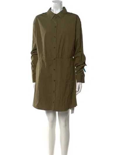 Pre-owned Veronica Beard Mini Dress In Green