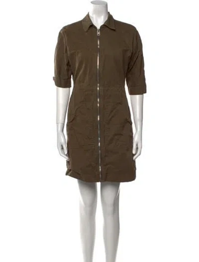Pre-owned Veronica Beard Mini Dress In Green