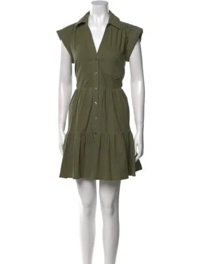 Pre-owned Veronica Beard Mini Dress In Green