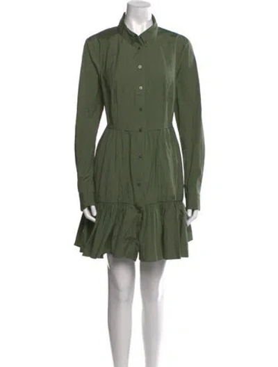 Pre-owned Veronica Beard Mini Dress In Green