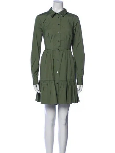 Pre-owned Veronica Beard Mini Dress In Green