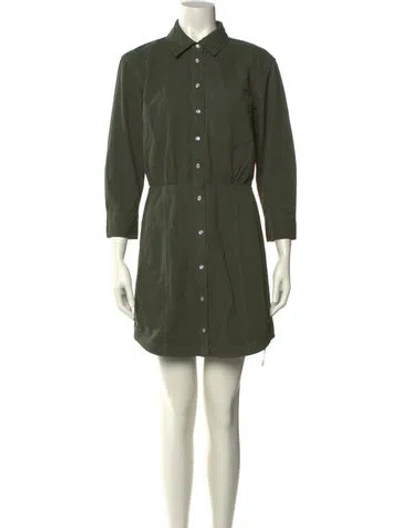 Pre-owned Veronica Beard Mini Dress In Green