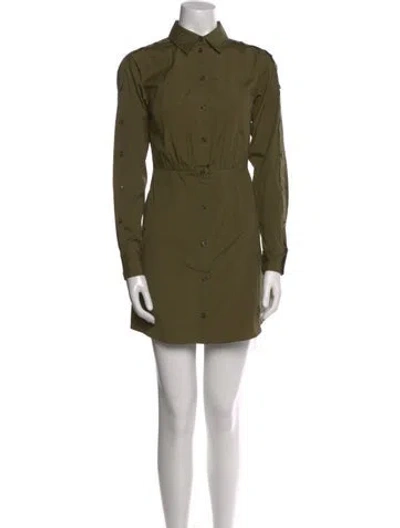 Pre-owned Veronica Beard Mini Dress In Green