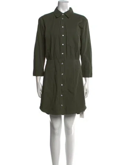 Pre-owned Veronica Beard Mini Dress In Green