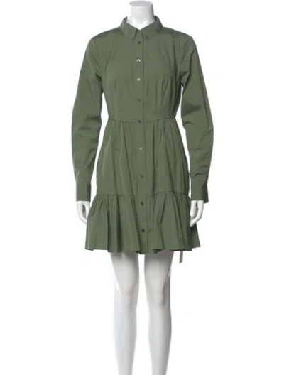 Pre-owned Veronica Beard Mini Dress In Green