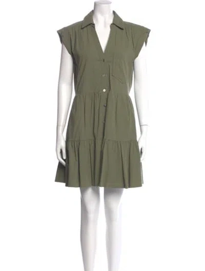 Pre-owned Veronica Beard Mini Dress In Green