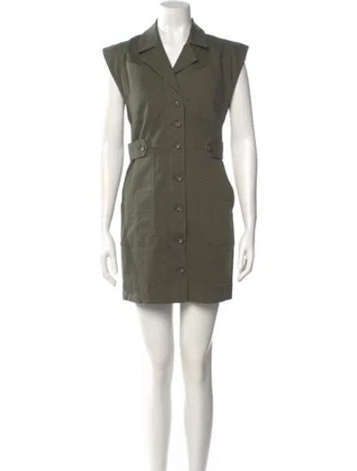 Pre-owned Veronica Beard Mini Dress In Green