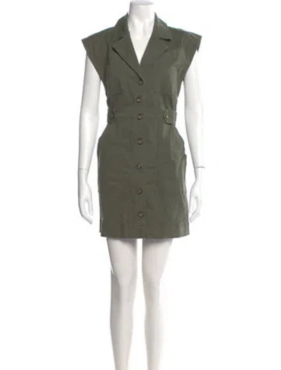 Pre-owned Veronica Beard Mini Dress In Green