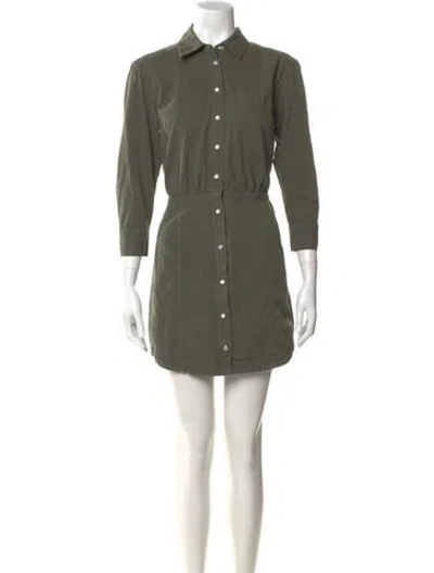 Pre-owned Veronica Beard Mini Dress In Green