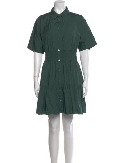 Pre-owned Veronica Beard Mini Dress In Green