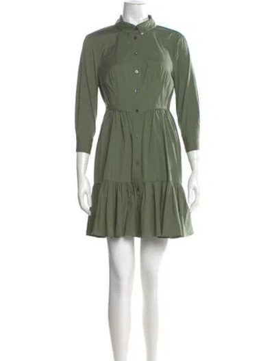 Pre-owned Veronica Beard Mini Dress In Green