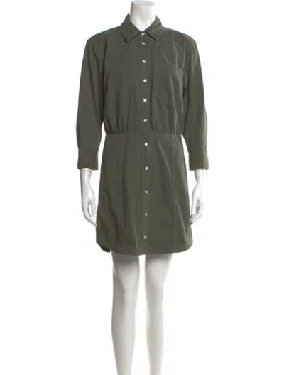 Pre-owned Veronica Beard Mini Dress In Green