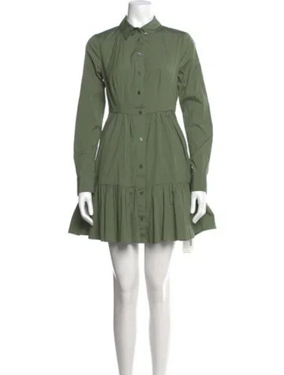 Pre-owned Veronica Beard Mini Dress In Green