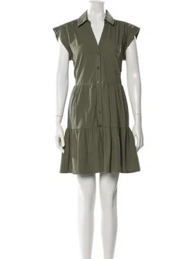 Pre-owned Veronica Beard Mini Dress In Green