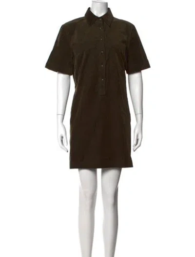 Pre-owned Veronica Beard Mini Dress In Green