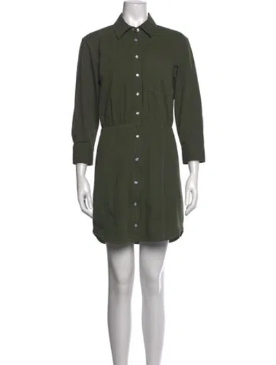 Pre-owned Veronica Beard Mini Dress In Green