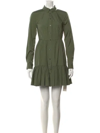 Pre-owned Veronica Beard Mini Dress In Green