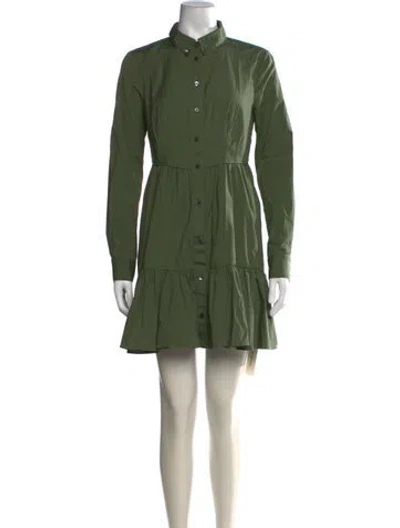 Pre-owned Veronica Beard Mini Dress In Green