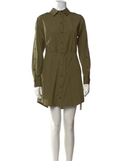 Pre-owned Veronica Beard Mini Dress In Green