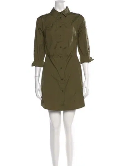 Pre-owned Veronica Beard Mini Dress In Green