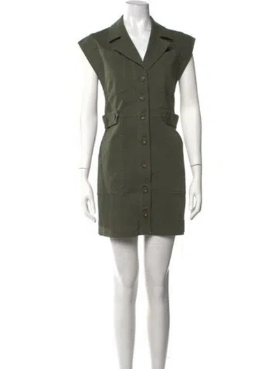 Pre-owned Veronica Beard Mini Dress In Green