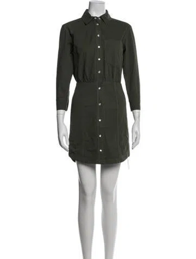 Pre-owned Veronica Beard Mini Dress In Grey