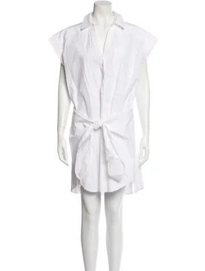 Pre-owned Veronica Beard Mini Dress In Neutral