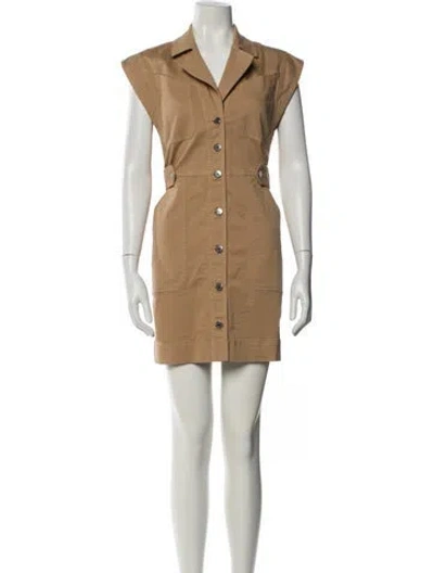 Pre-owned Veronica Beard Mini Dress In Neutral