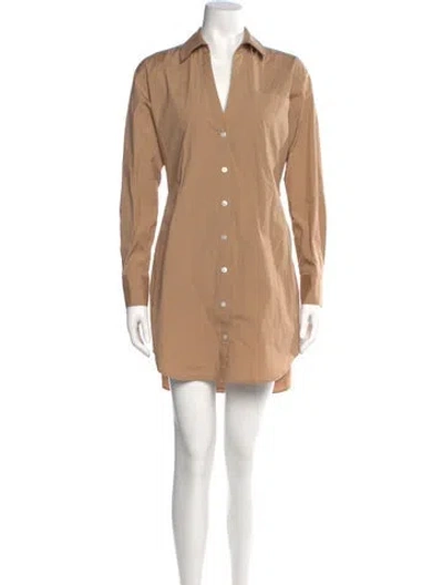 Pre-owned Veronica Beard Mini Dress In Neutral