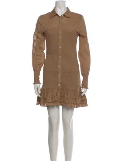 Pre-owned Veronica Beard Mini Dress In Neutral