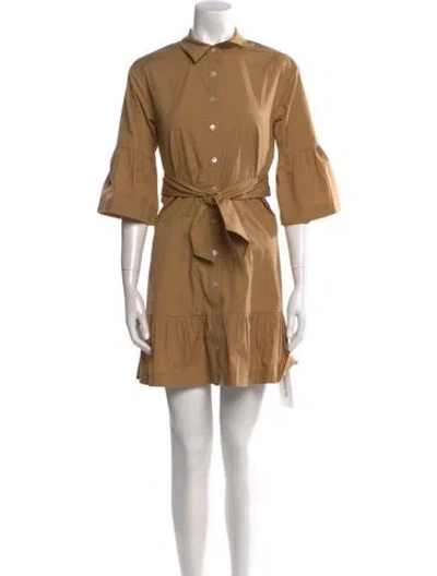 Pre-owned Veronica Beard Mini Dress In Neutral