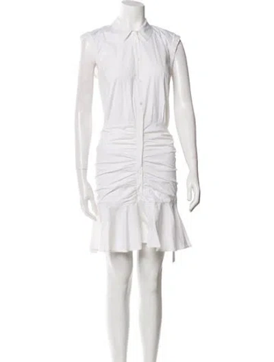 Pre-owned Veronica Beard Mini Dress In Neutral