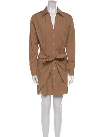 Pre-owned Veronica Beard Mini Dress In Neutral