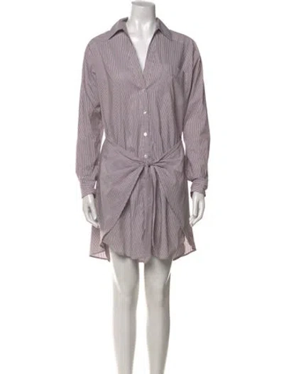 Pre-owned Veronica Beard Mini Dress In Neutral