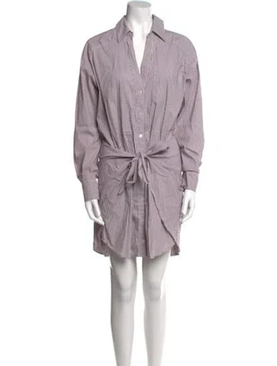 Pre-owned Veronica Beard Mini Dress In Neutral