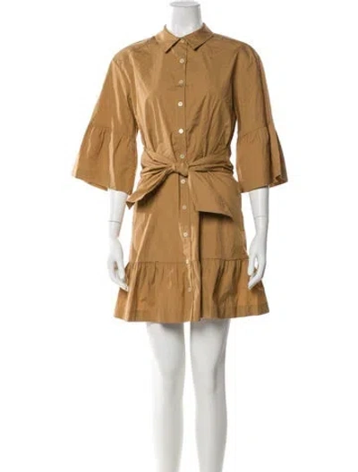 Pre-owned Veronica Beard Mini Dress In Neutral