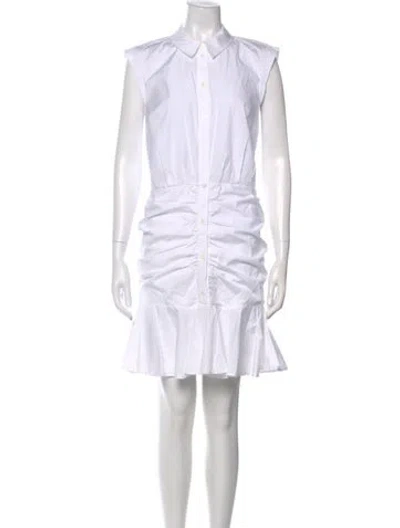 Pre-owned Veronica Beard Mini Dress In Neutral