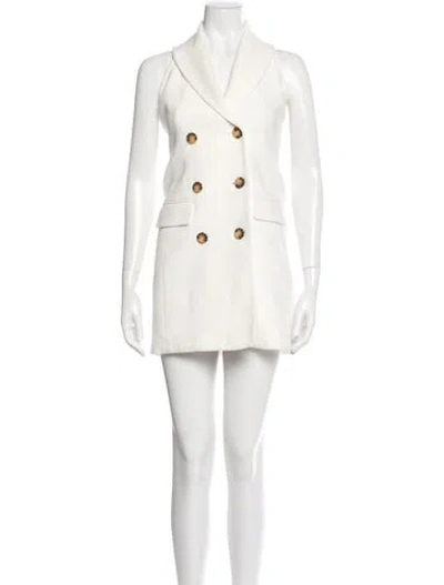 Pre-owned Veronica Beard Mini Dress In Neutral