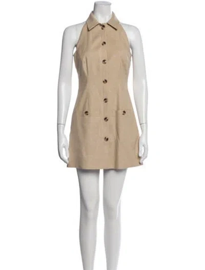 Pre-owned Veronica Beard Mini Dress In Neutral