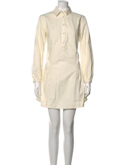 Pre-owned Veronica Beard Mini Dress In Neutral