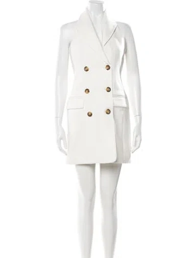 Pre-owned Veronica Beard Mini Dress In Neutral