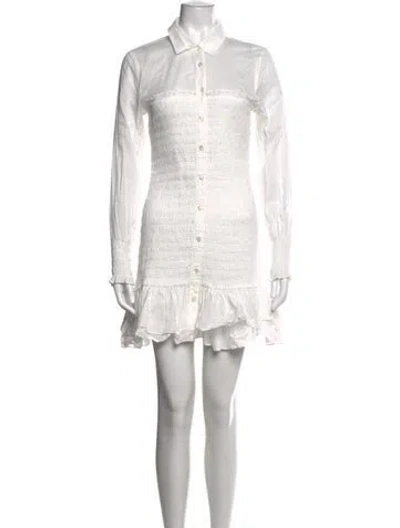 Pre-owned Veronica Beard Mini Dress In Neutral