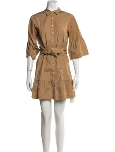 Pre-owned Veronica Beard Mini Dress In Neutrals