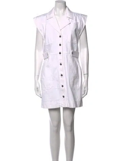 Pre-owned Veronica Beard Mini Dress In Neutrals