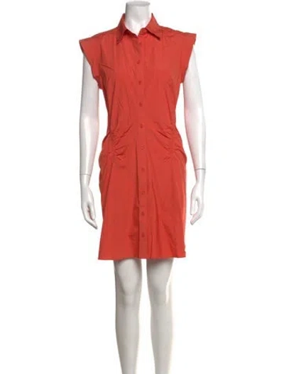 Pre-owned Veronica Beard Mini Dress In Orange